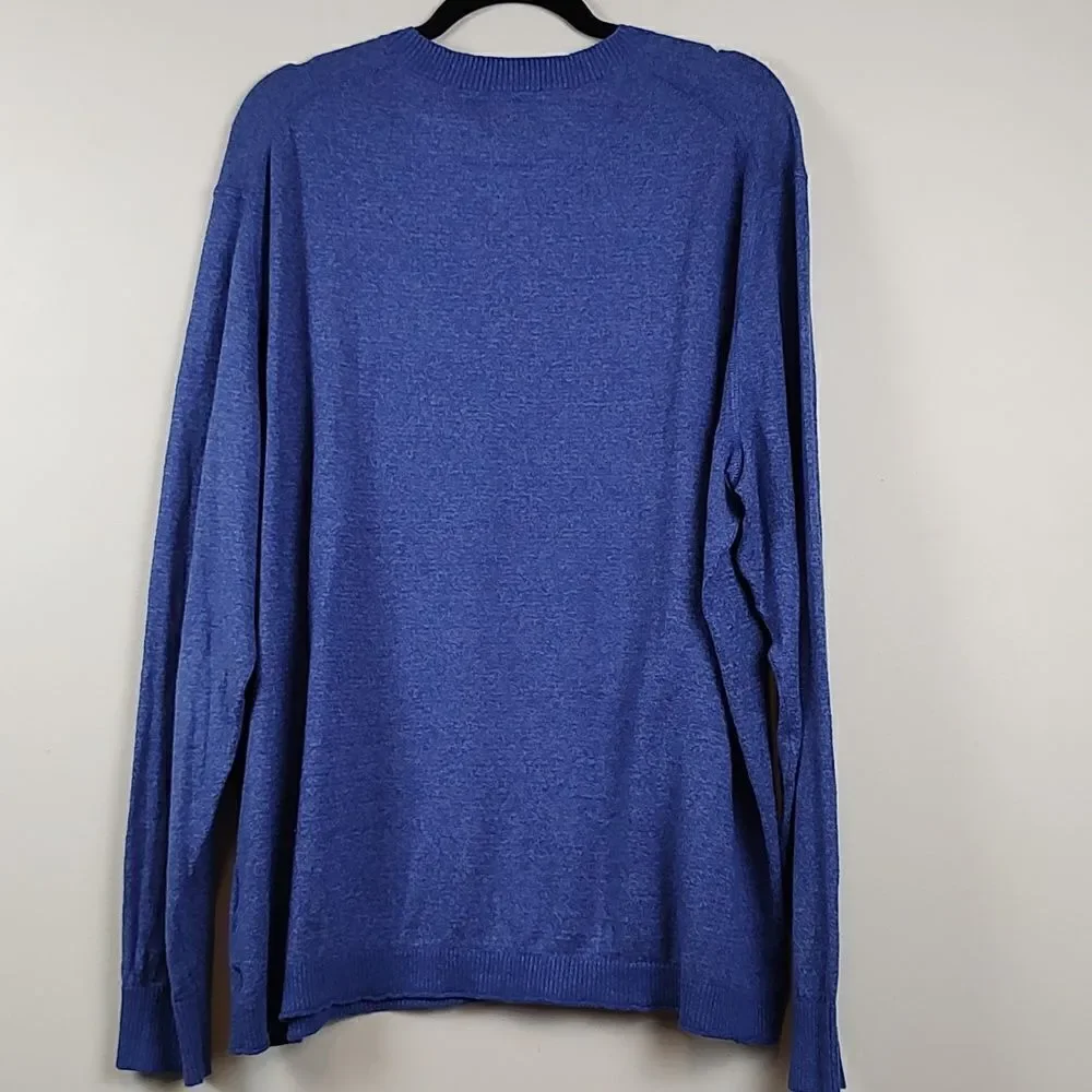 Banana Republic Heritage Collection Linen Blend Crew Neck Sweater Size XXL